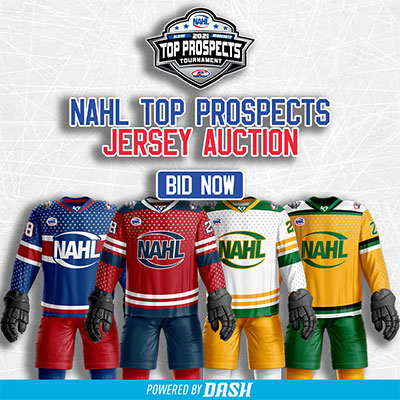 NAHL announces Top Prospects jersey auction North American Hockey League NAHL