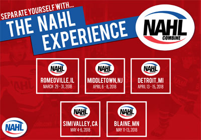 Dates and locations announced for 2018 NAHL Combines, North American  Hockey League