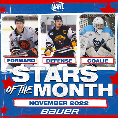 NAHL announces monthly player awards for November, North American Hockey  League