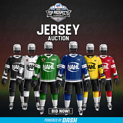 Auction underway for 2023 NAHL Top Prospects jerseys, North American Hockey  League