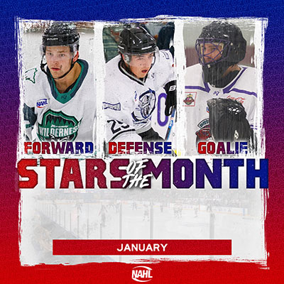 NAHL announces monthly player awards for January, North American Hockey  League